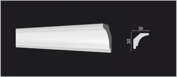 Карниз потолочный DECOR DIZAYN DD37