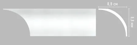 Карниз потолочный Decomaster A253