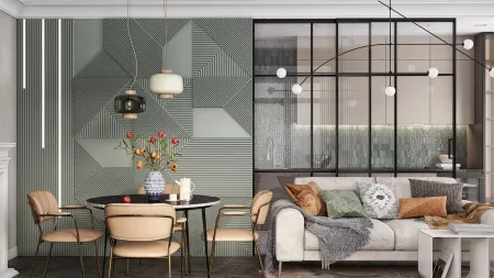 Гипсовая 3D панель ARCHIMEDE 2