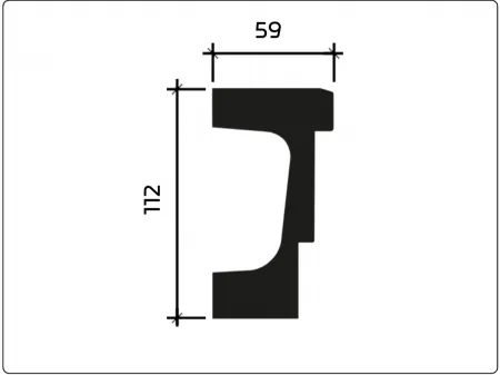 Фасадный декор архитрав Европласт 4.34.102