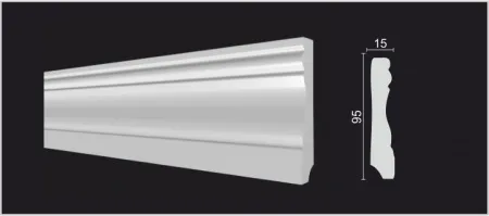 Плинтус напольный DECOR DIZAYN 153A