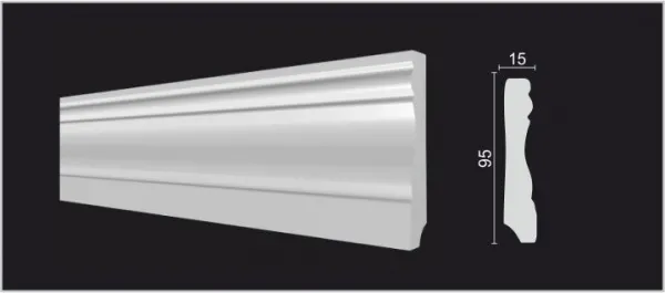 Плинтус напольный DECOR DIZAYN 153A