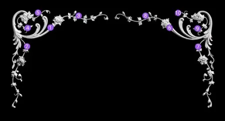 Угловой элемент наборный Artpole SU105N (пара)