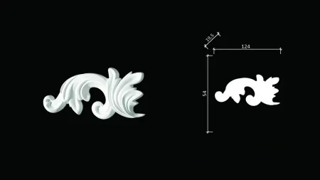 Завершающий элемент DECOR DIZAYN H1-157AL/R