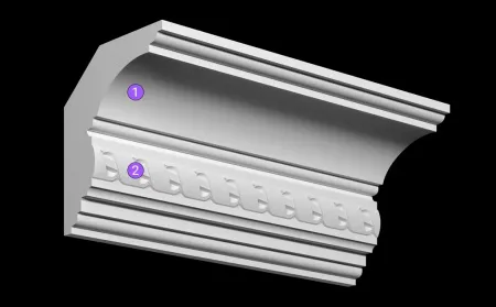 Карниз потолочный гипсовый Artpole SK32N