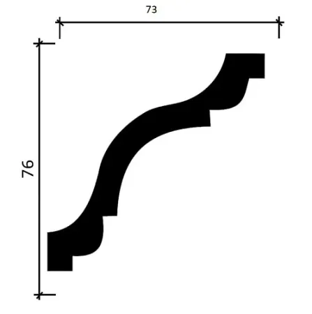 Карниз потолочный DECOR DIZAYN DD44