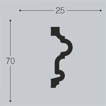 Молдинг Bello Deco М24 70/25