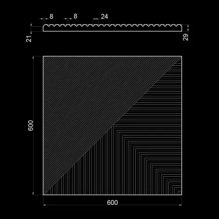 Гипсовая 3D панель ARCHIMEDE 2