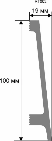 Плинтус напольный Artiva RT003