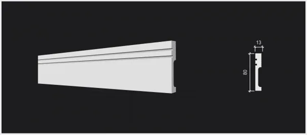 Плинтус напольный DECOR DIZAYN DD717