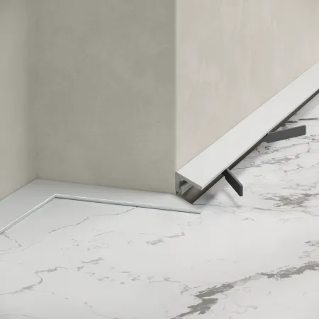 Микроплинтус LACONISTIQ Micro 11 mini Белый матовый