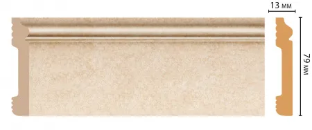 Плинтус напольный Decomaster D005-18D