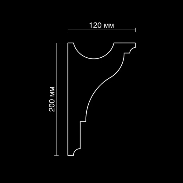 Карниз потолочный гипсовый Artpole SKTL162