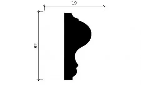 Молдинг DECOR DIZAYN DD606