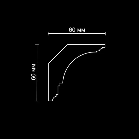 Карниз потолочный гипсовый Artpole S6K11