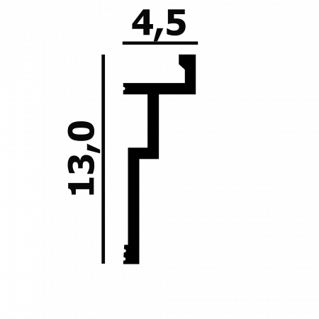 Карниз потолочный Перфект Plus Р101