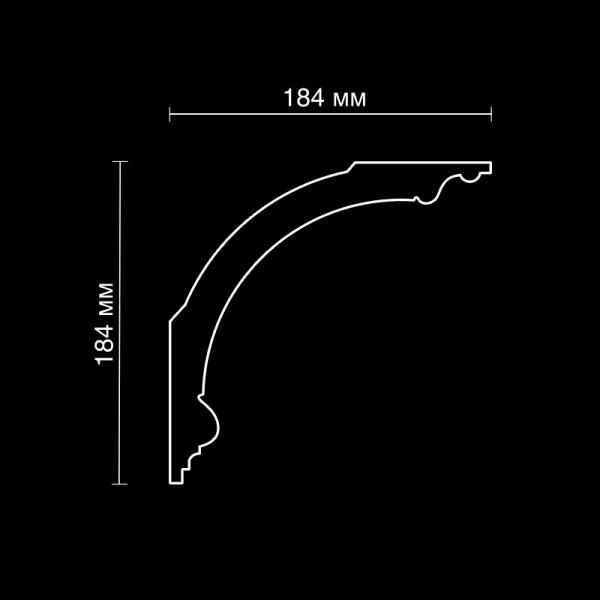 Карниз потолочный вентиляционный Artpole SK158V