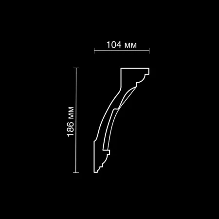 Карниз потолочный вентиляционный Artpole SK136V