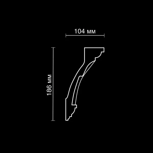 Карниз потолочный вентиляционный Artpole SK136V