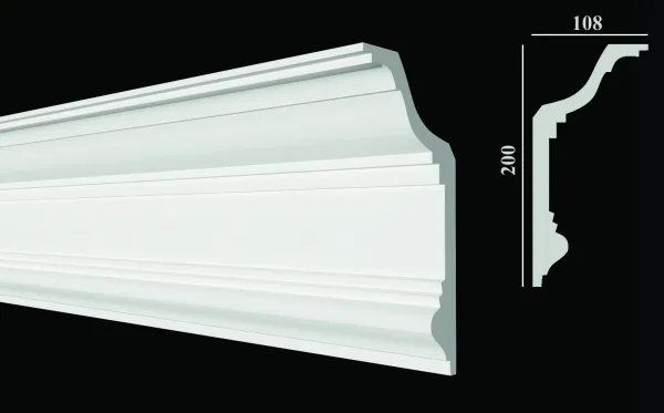 Карниз потолочный DECOR DIZAYN DD513