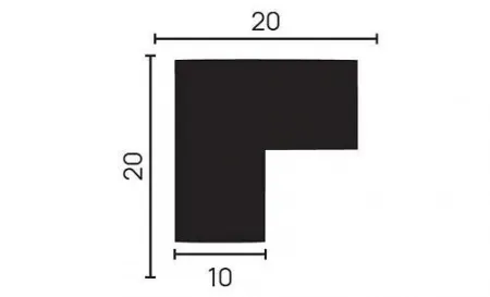 Внешний угол DECOR DIZAYN DD802