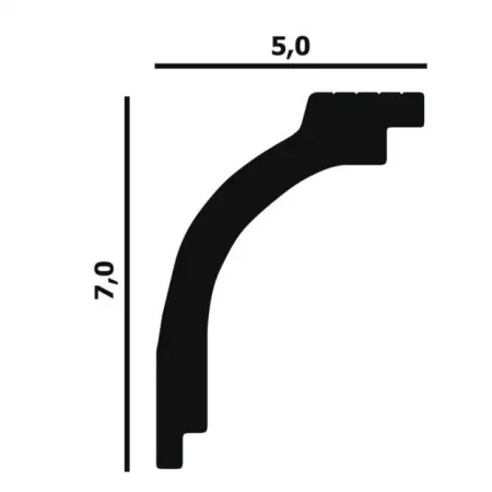 Карниз потолочный Перфект Plus Р57