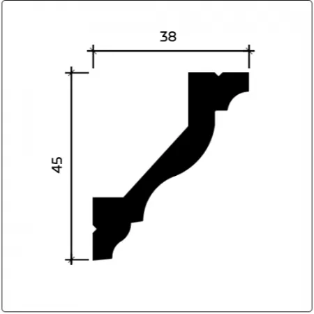 Карниз потолочный Европласт 6.50.299