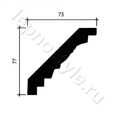 Карниз потолочный Европласт 1.50.197