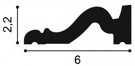 Обрамление дверей наличник Orac Decor DX174-