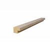 Торцевая рейка с пазом, МДФ, ясень тирамису