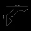 Карниз потолочный гипсовый Artpole SK303N  (наборный)