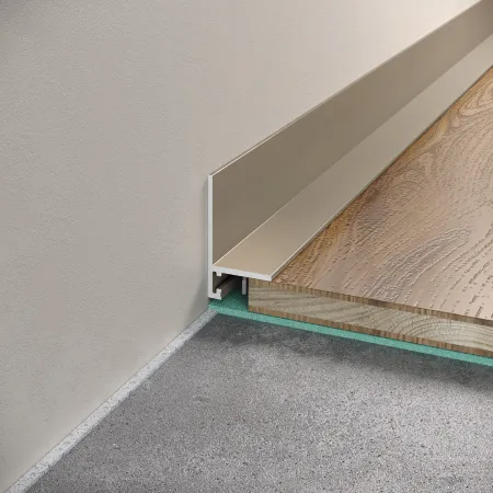 Микроплинтус LACONISTIQ Micro-L угловой Светлое Золото