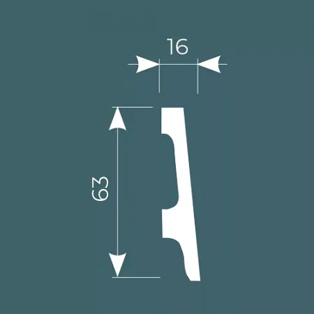 Плинтус напольный COSCA PX045