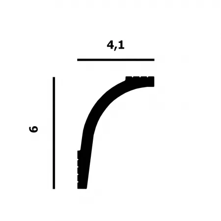 Карниз потолочный Перфект Plus Р153