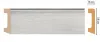Плинтус напольный Decomaster D234-84