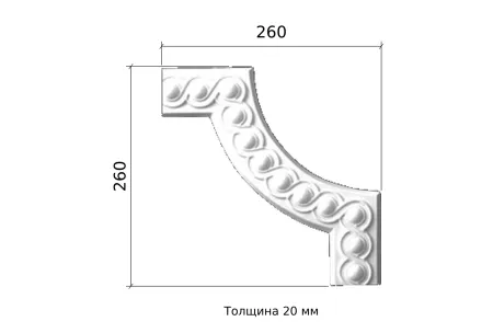 Угловой элемен Перфект AC214-12