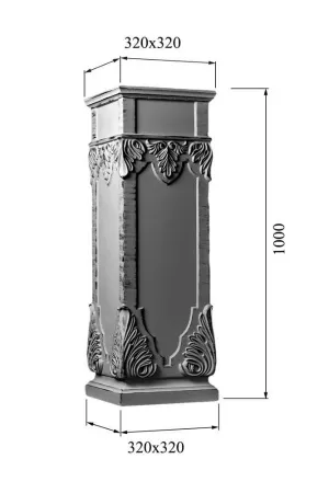 Столб DECORUS TBB-02