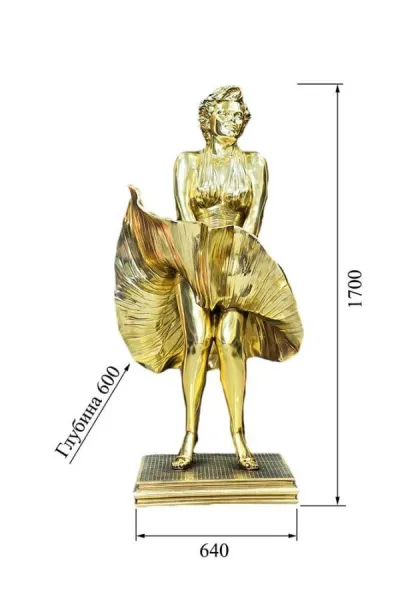 Мэрилин Монро DECORUS ST-028 (белый цвет)