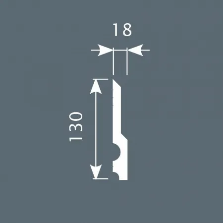 Плинтус напольный COSCA PX011