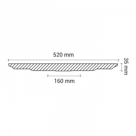 Розетка потолочная Европласт 1.56.002