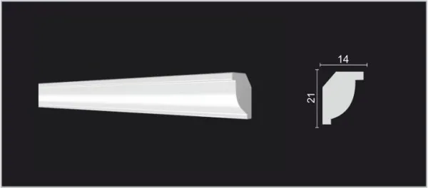 Карниз потолочный DECOR DIZAYN DD09