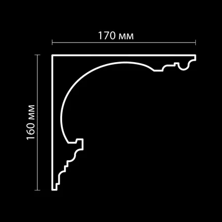 Карниз потолочный вентиляционный SKTL13V
