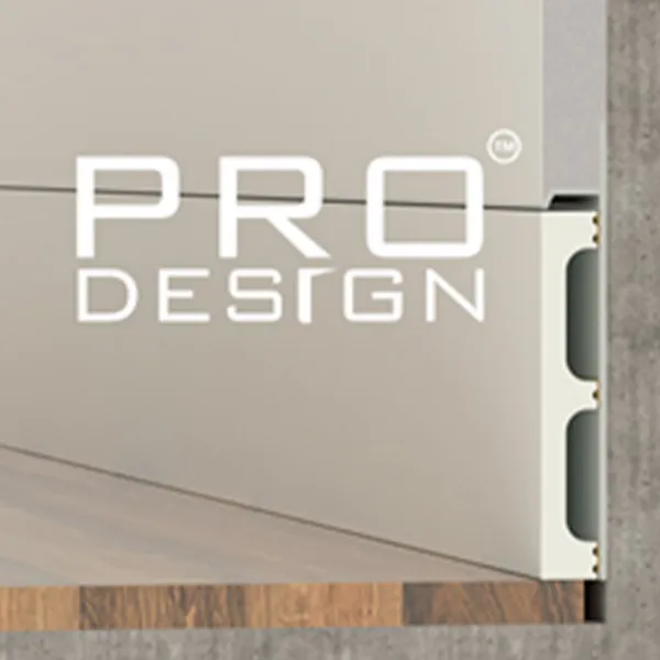 Вставка скрытого плинтуса Pro Design 80 мм 