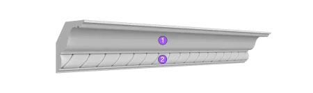 Карниз потолочный гипсовый Artpole SK295N  (наборный)