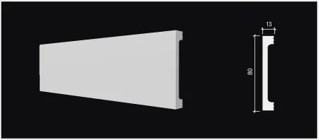Плинтус напольный DECOR DIZAYN DD708 Гибкий