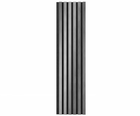 Комплект акуст.панелей, черный войлок, рейки ЭКОПОЛИМЕР хром матовый/2шт.