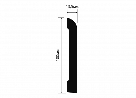 Плинтус напольный HIWOOD BE100