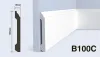 Плинтус напольный HIWOOD B100C