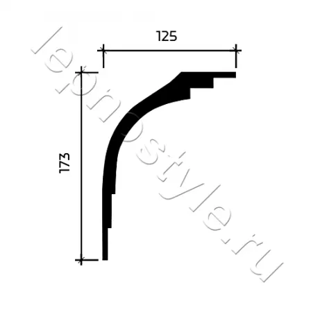 Карниз потолочный Европласт 1.50.147
