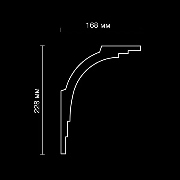Карниз потолочный вентиляционный Artpole SK231V